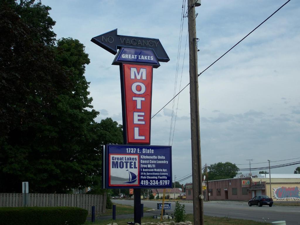 Great Lakes Motel 프리몬트 외부 사진