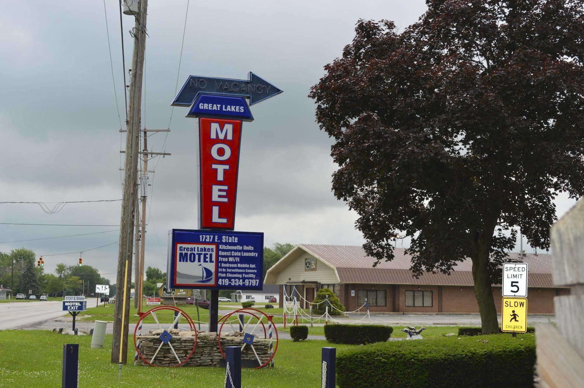 Great Lakes Motel 프리몬트 외부 사진